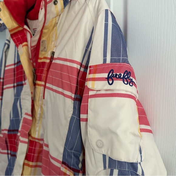 Size XL Vintage 00’s Firefly Plaid Winter Snow Ski Jacket Parka - Picture 3 of 6